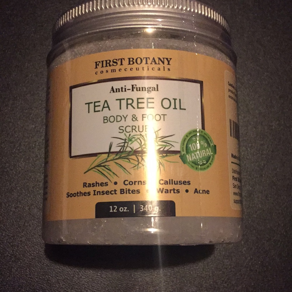 Tea tree oil scrub